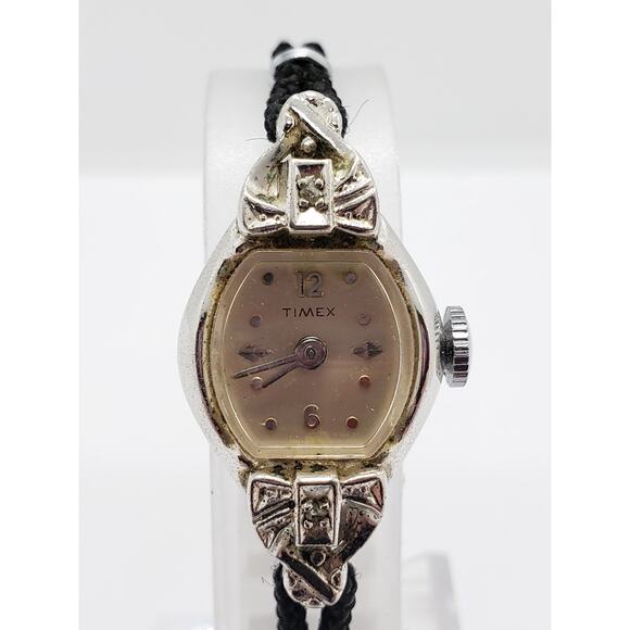 Women\'s Timex watch. Petit dress watch. Stainless steel back. main image 8